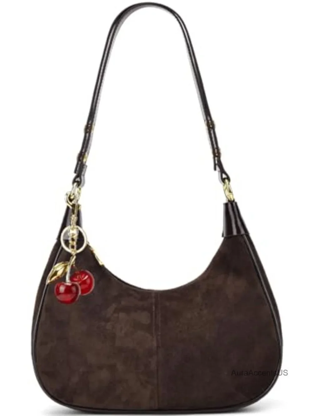 Small Crescent Hobo Bag Crossbody Shoulder Purse Faux Leather